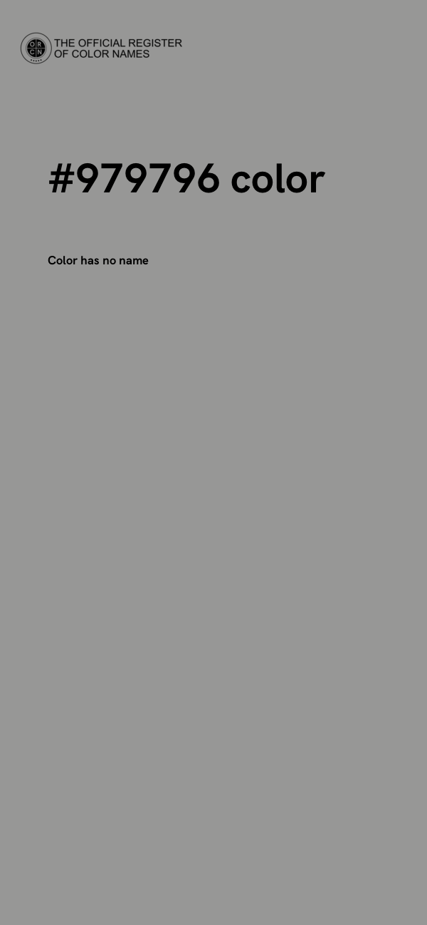 #979796 color image