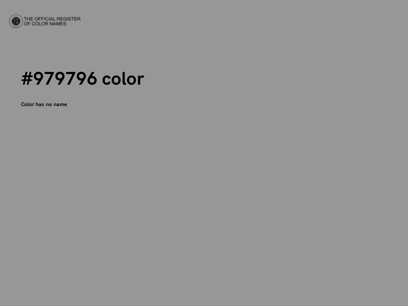 #979796 color image