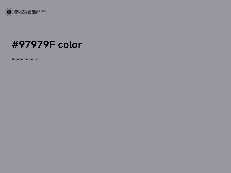 #97979F color image