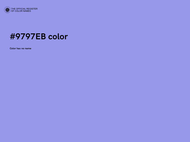 #9797EB color image