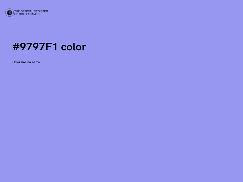#9797F1 color image