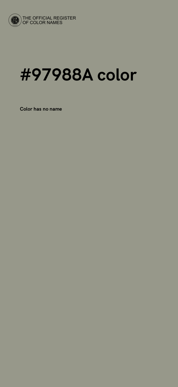 #97988A color image