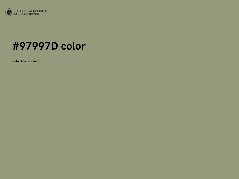 #97997D color image