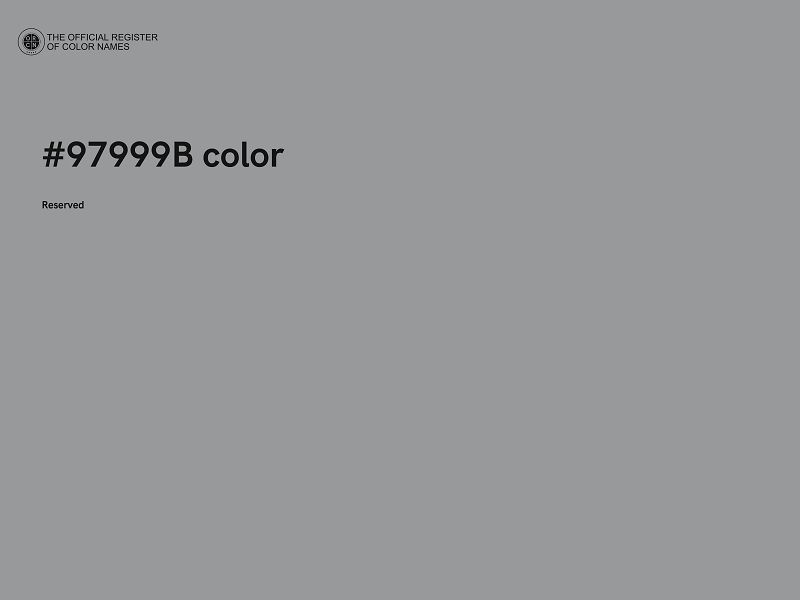 #97999B color image