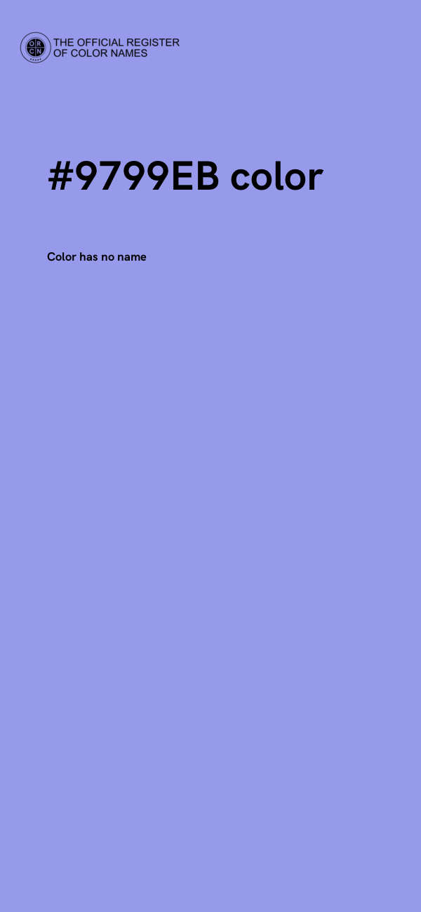 #9799EB color image