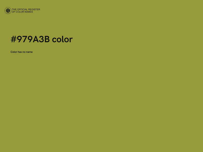 #979A3B color image