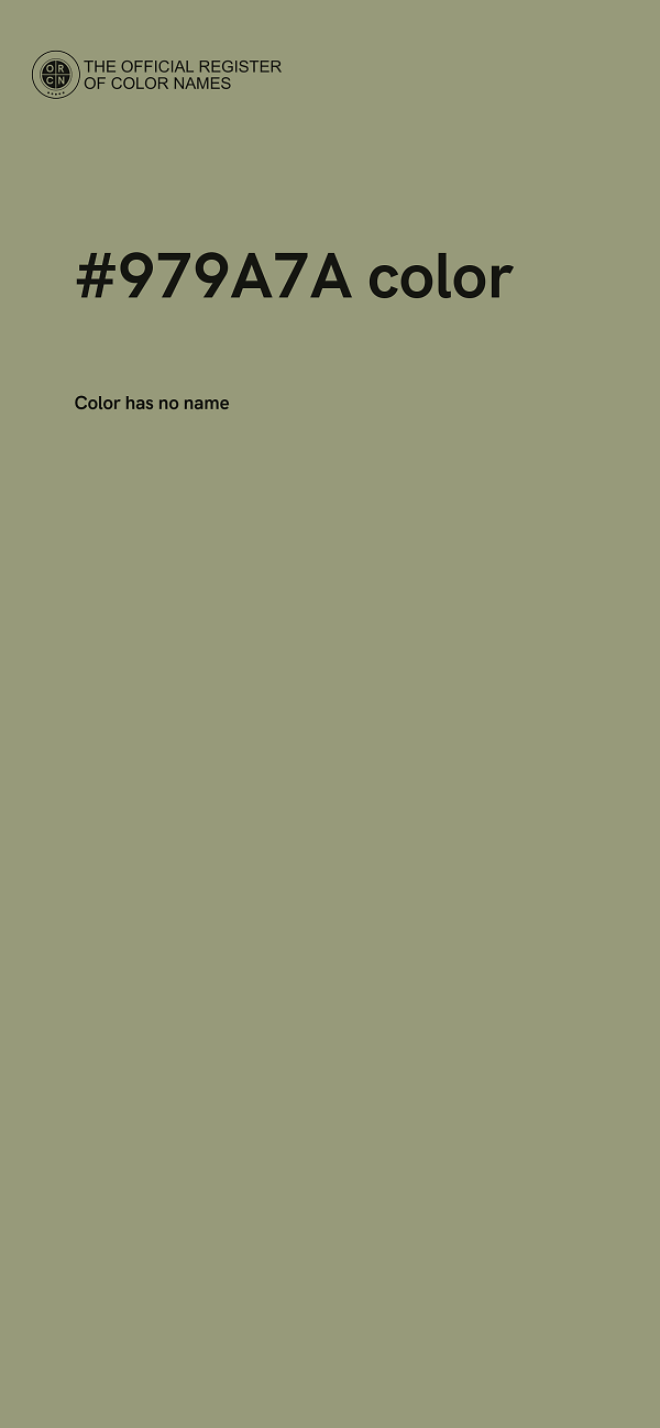 #979A7A color image