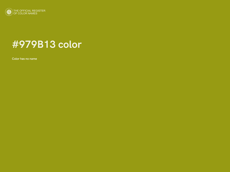 #979B13 color image