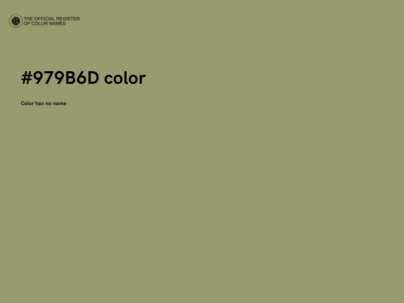 #979B6D color image