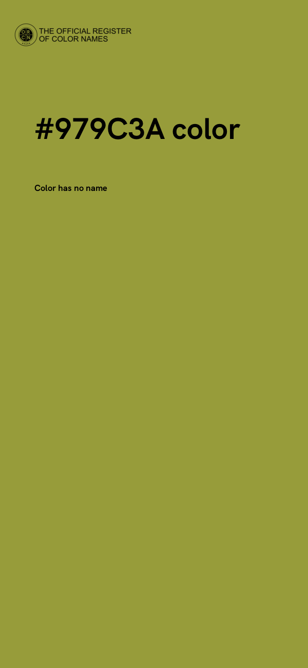 #979C3A color image