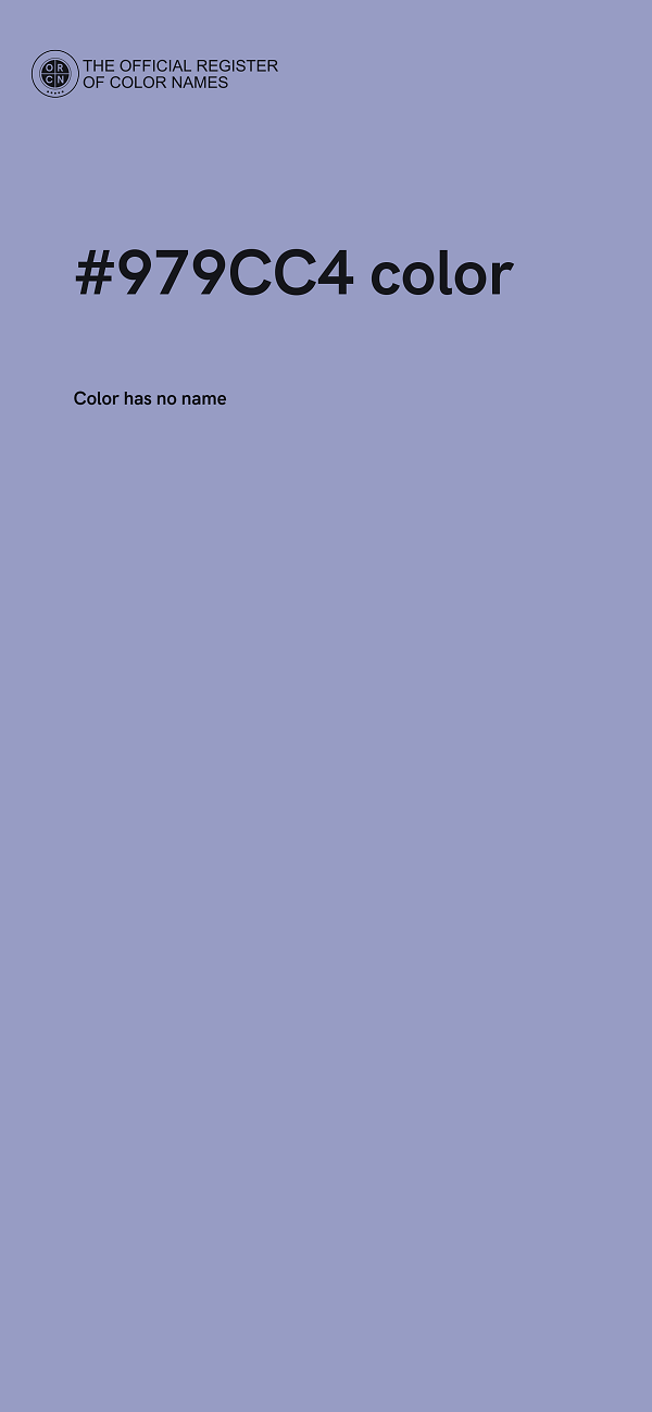 #979CC4 color image