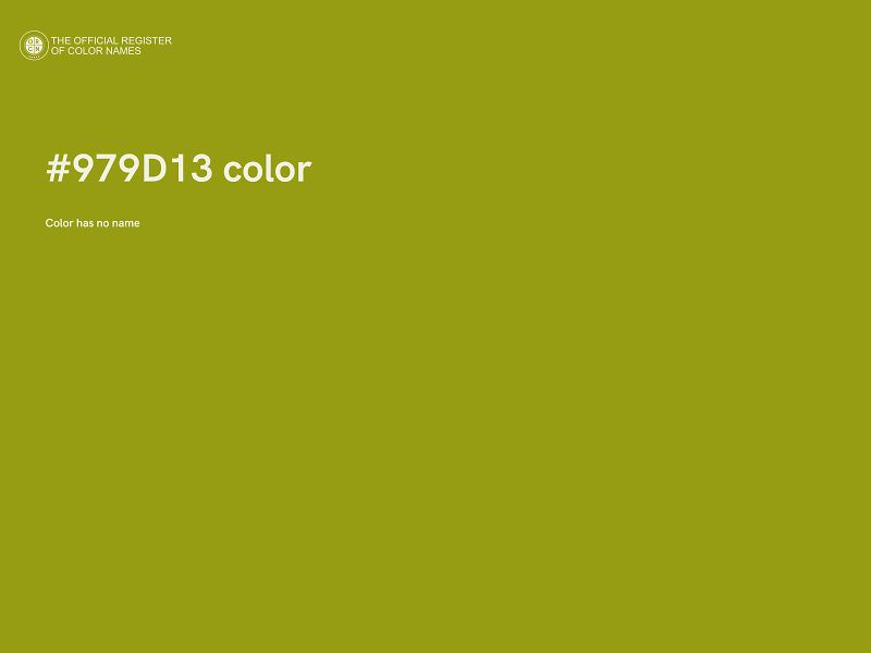 #979D13 color image