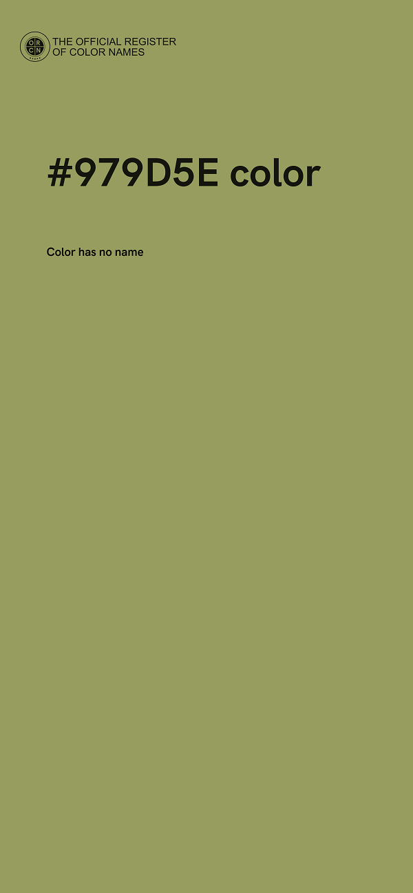 #979D5E color image
