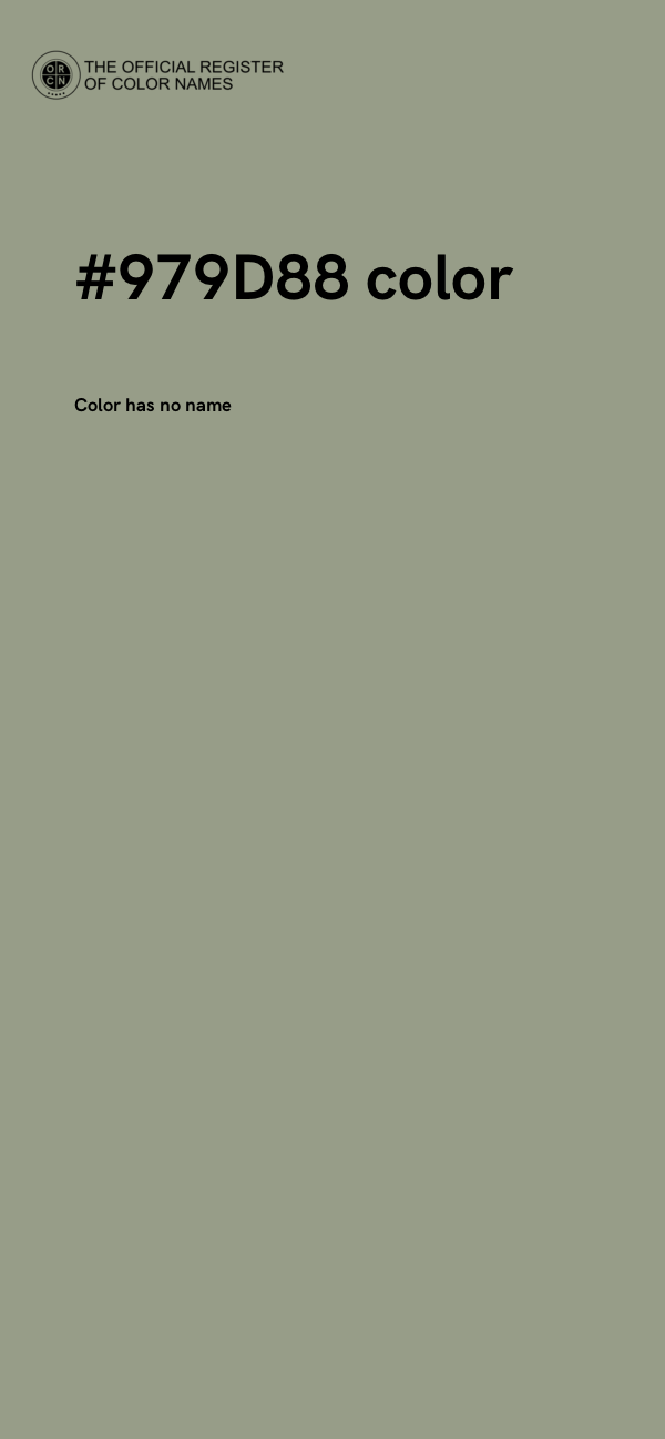#979D88 color image
