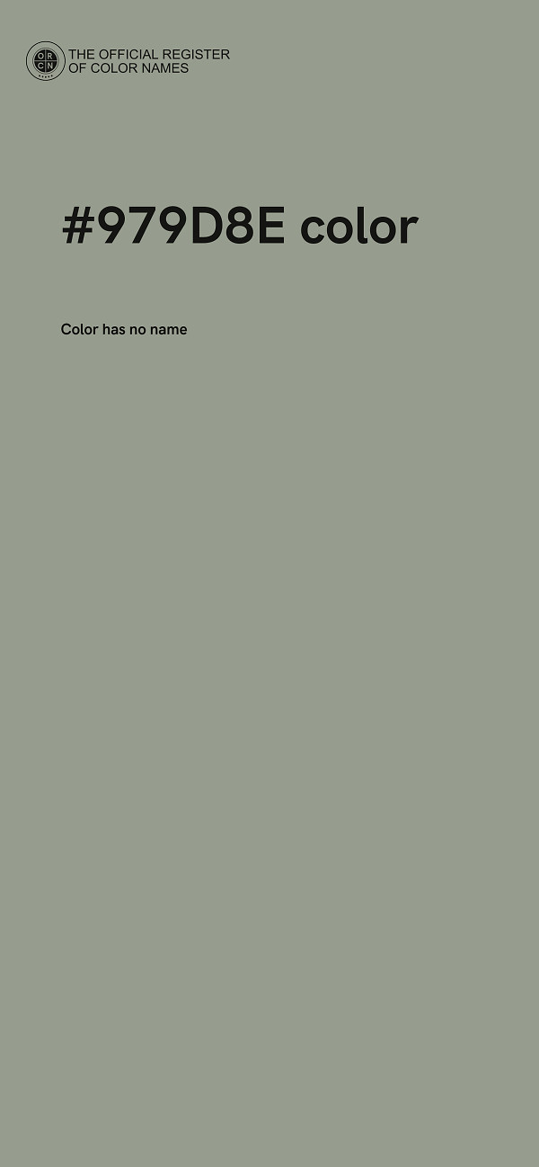 #979D8E color image