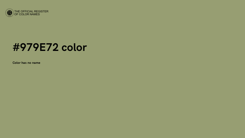 #979E72 color image