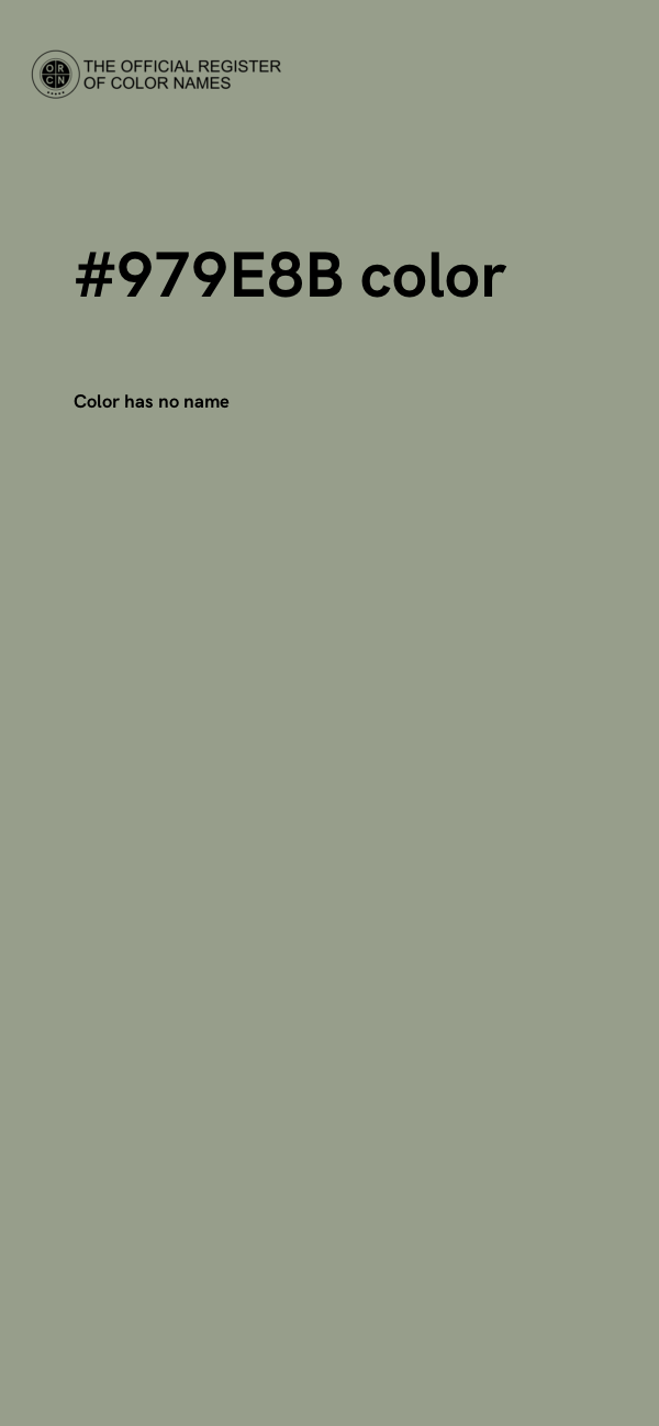 #979E8B color image