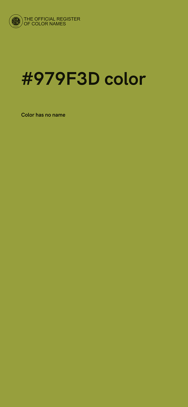 #979F3D color image