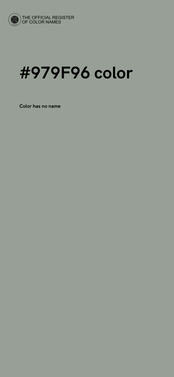 #979F96 color image