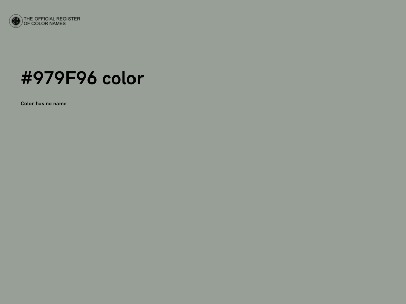 #979F96 color image
