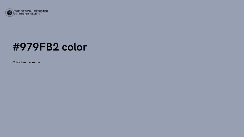 #979FB2 color image