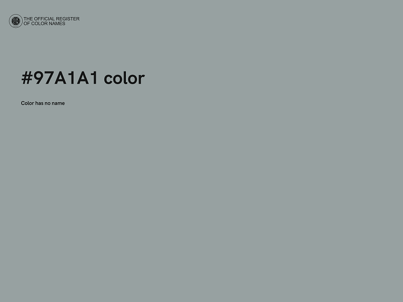 #97A1A1 color image