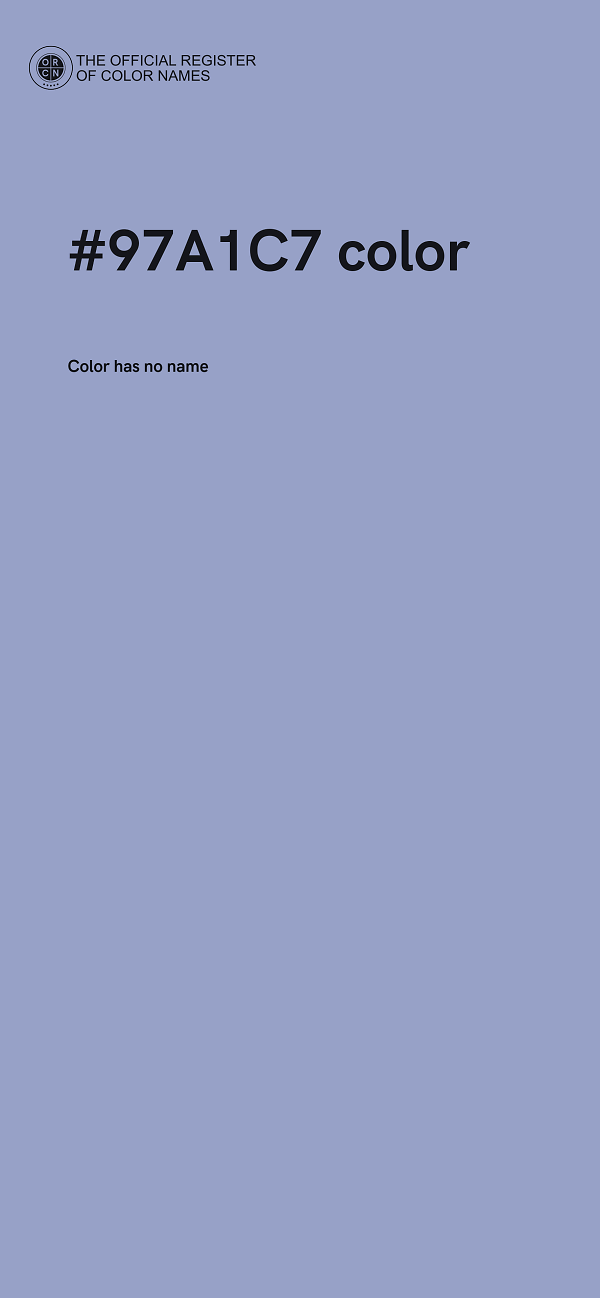 #97A1C7 color image
