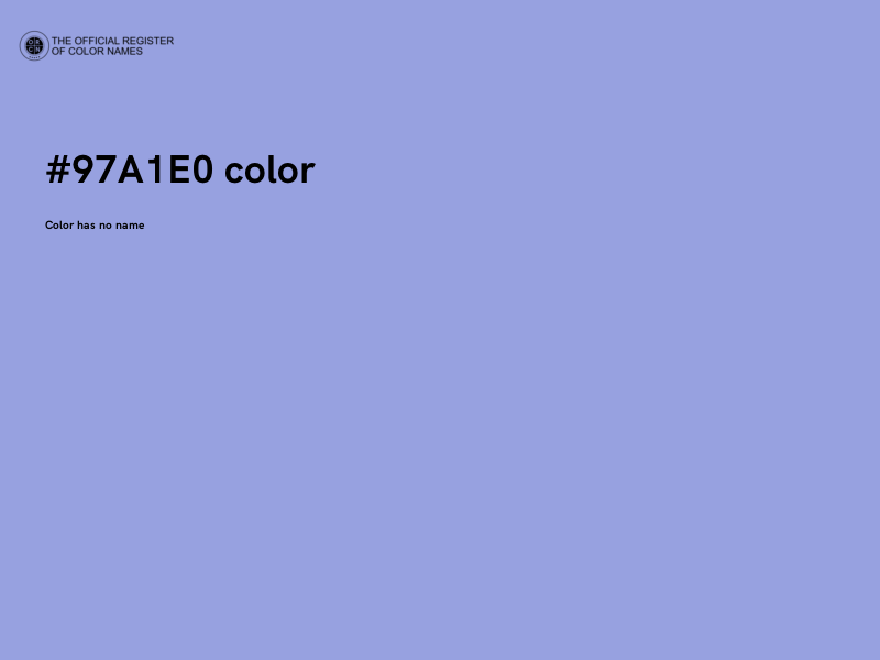#97A1E0 color image