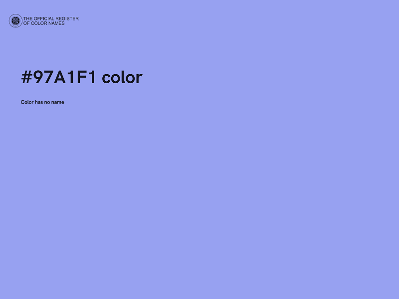 #97A1F1 color image