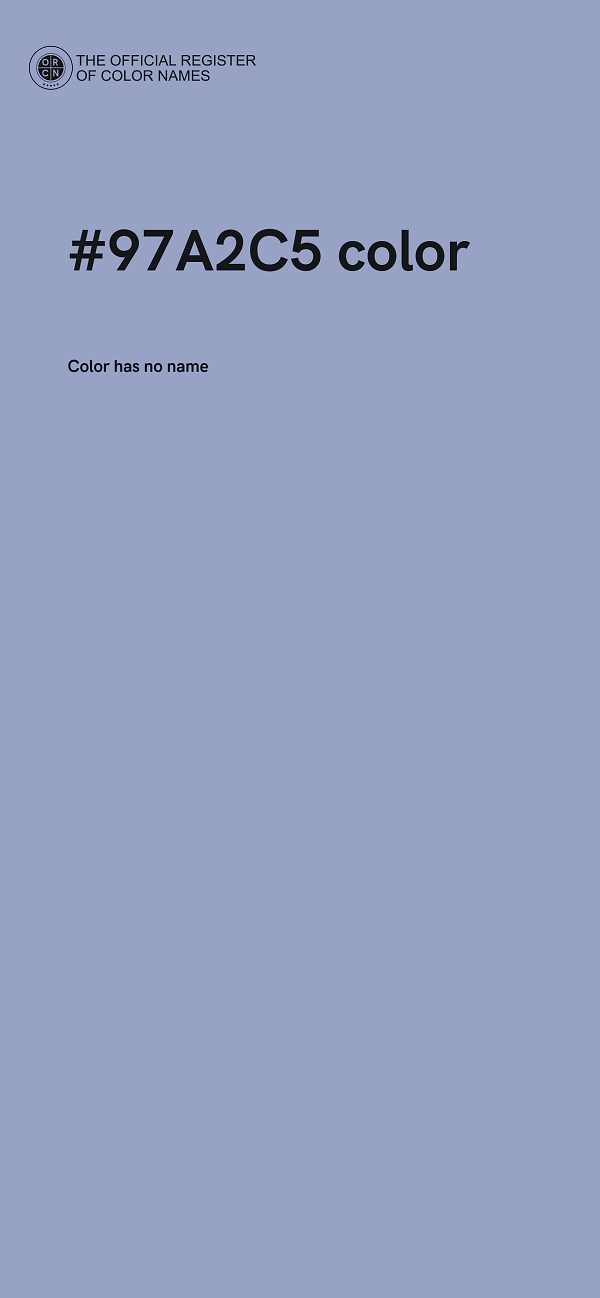 #97A2C5 color image
