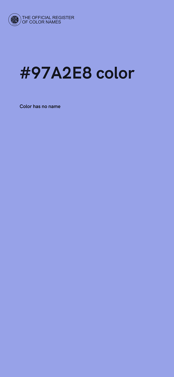 #97A2E8 color image