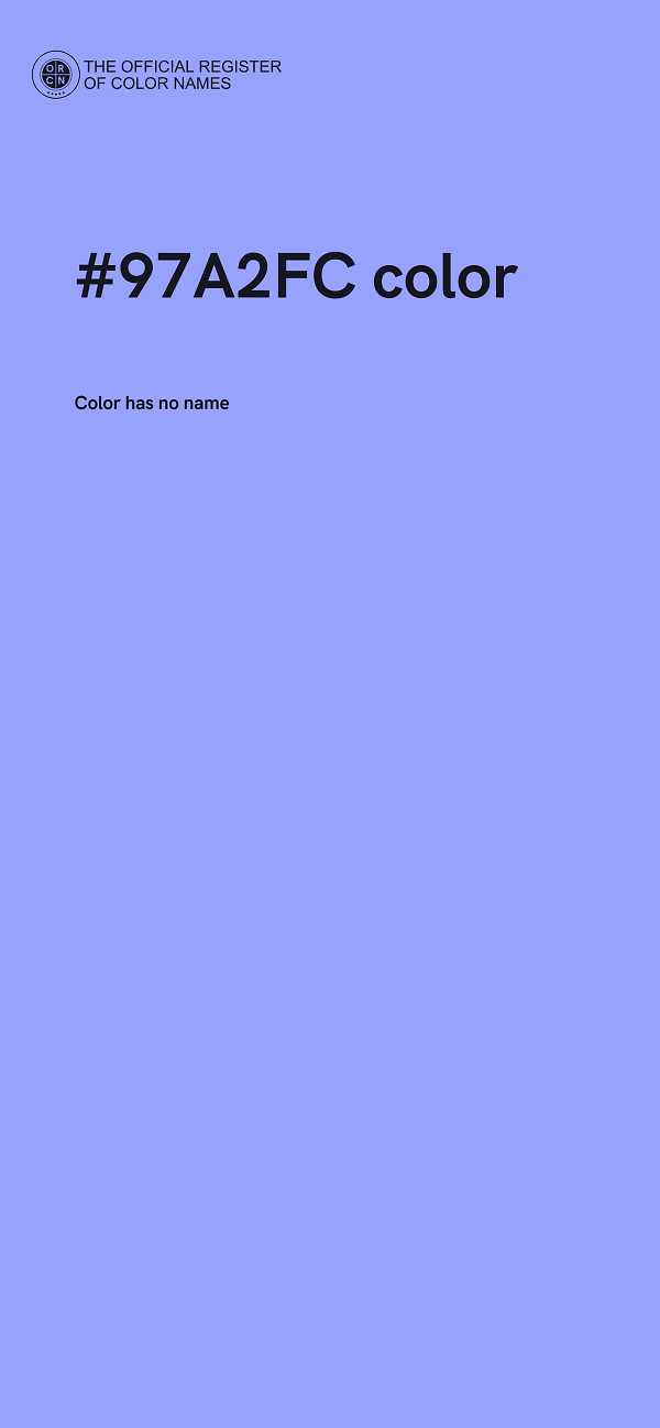 #97A2FC color image