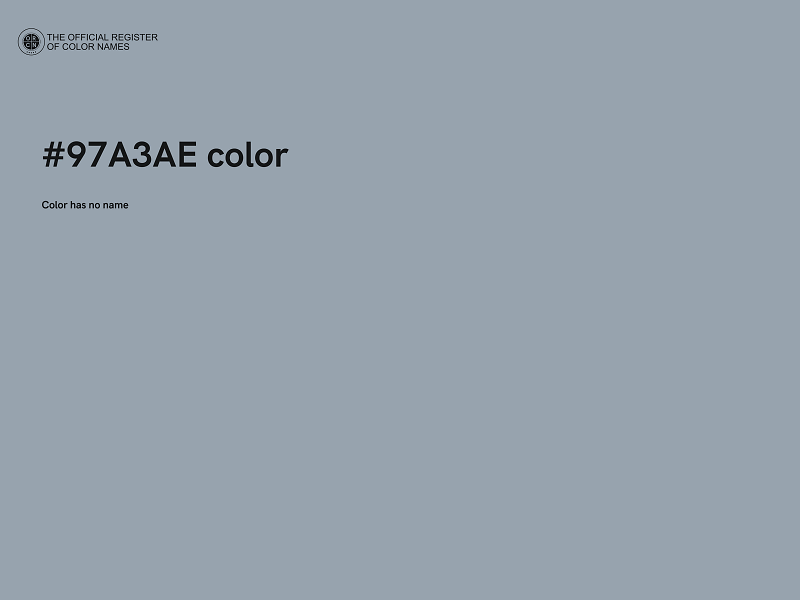 #97A3AE color image