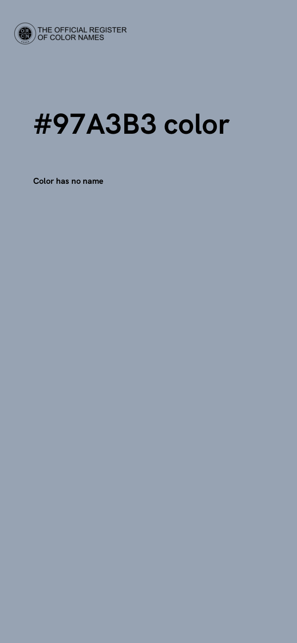 #97A3B3 color image