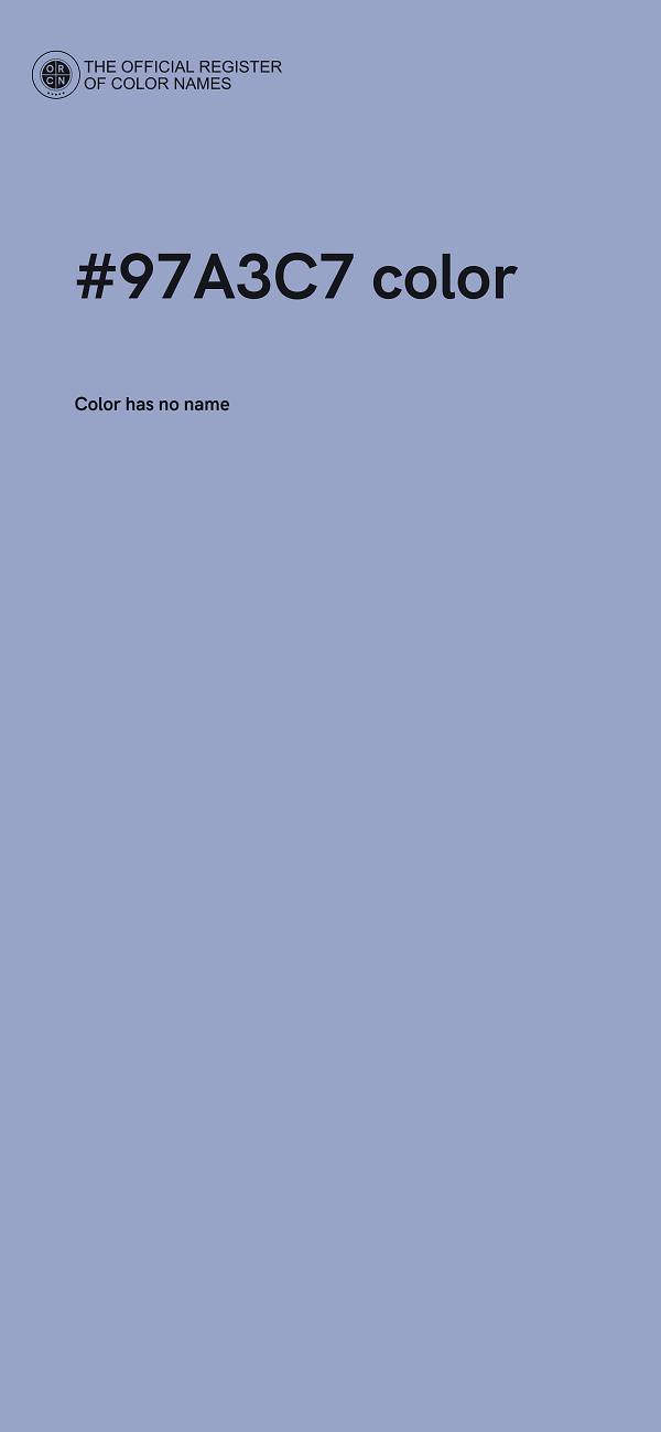 #97A3C7 color image