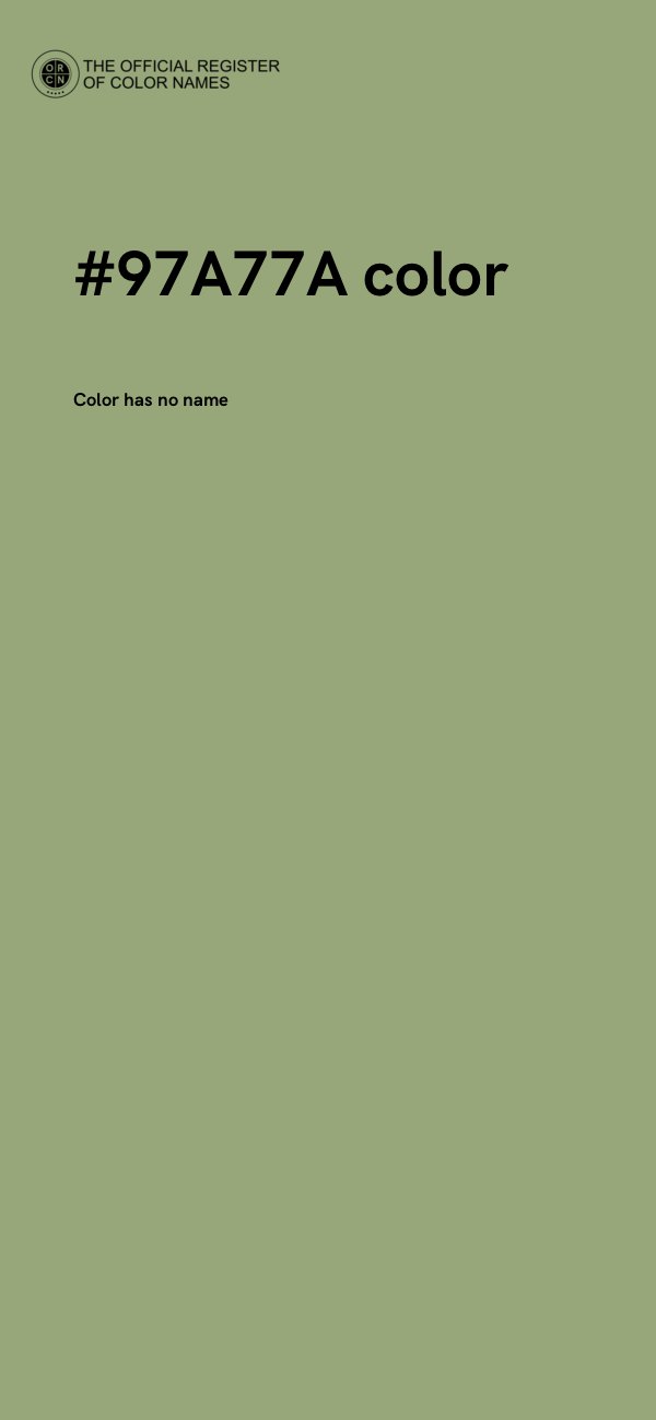 #97A77A color image