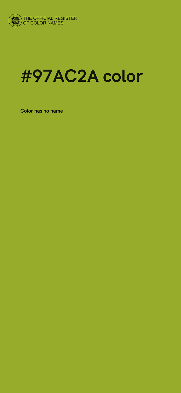 #97AC2A color image