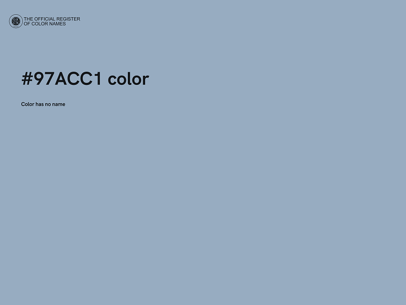 #97ACC1 color image