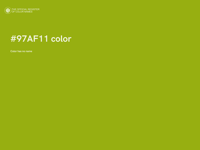 #97AF11 color image