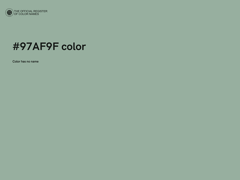 #97AF9F color image