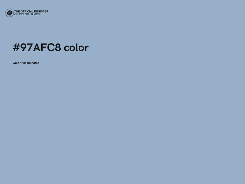 #97AFC8 color image