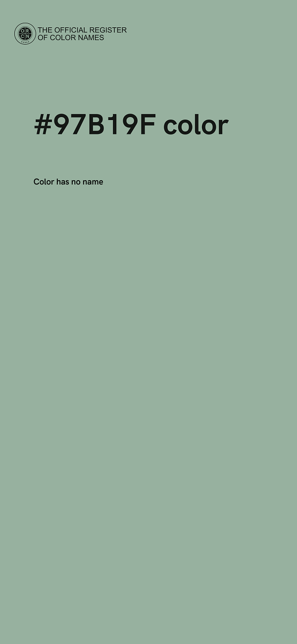 #97B19F color image