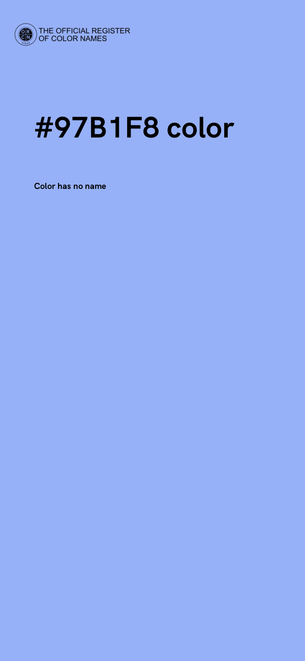 #97B1F8 color image