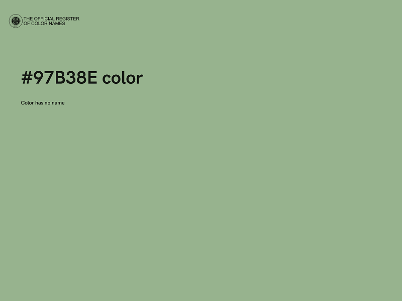 #97B38E color image