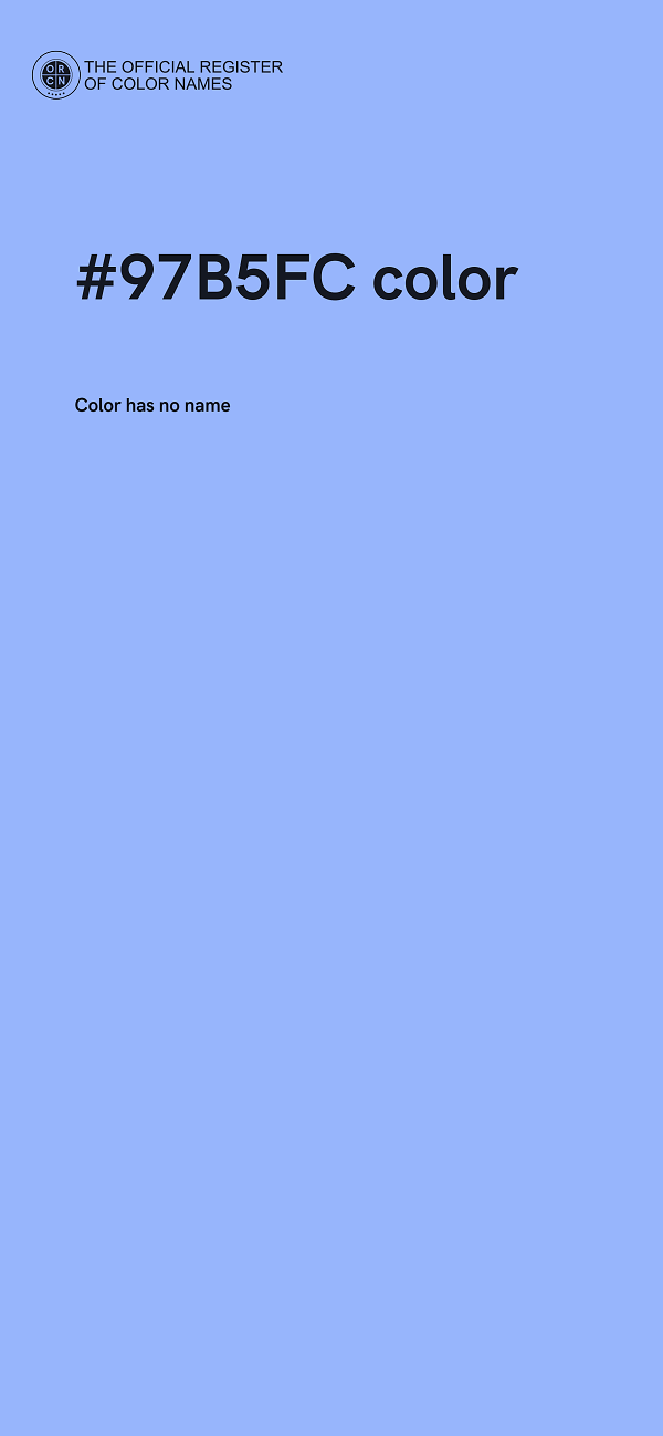 #97B5FC color image