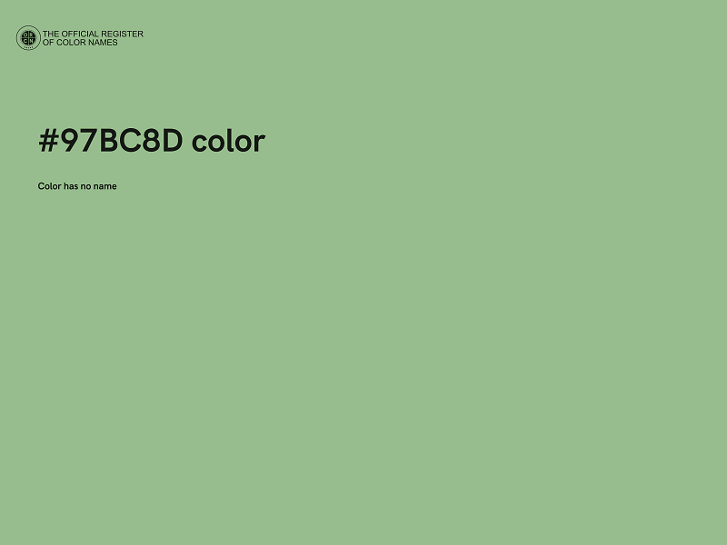 #97BC8D color image