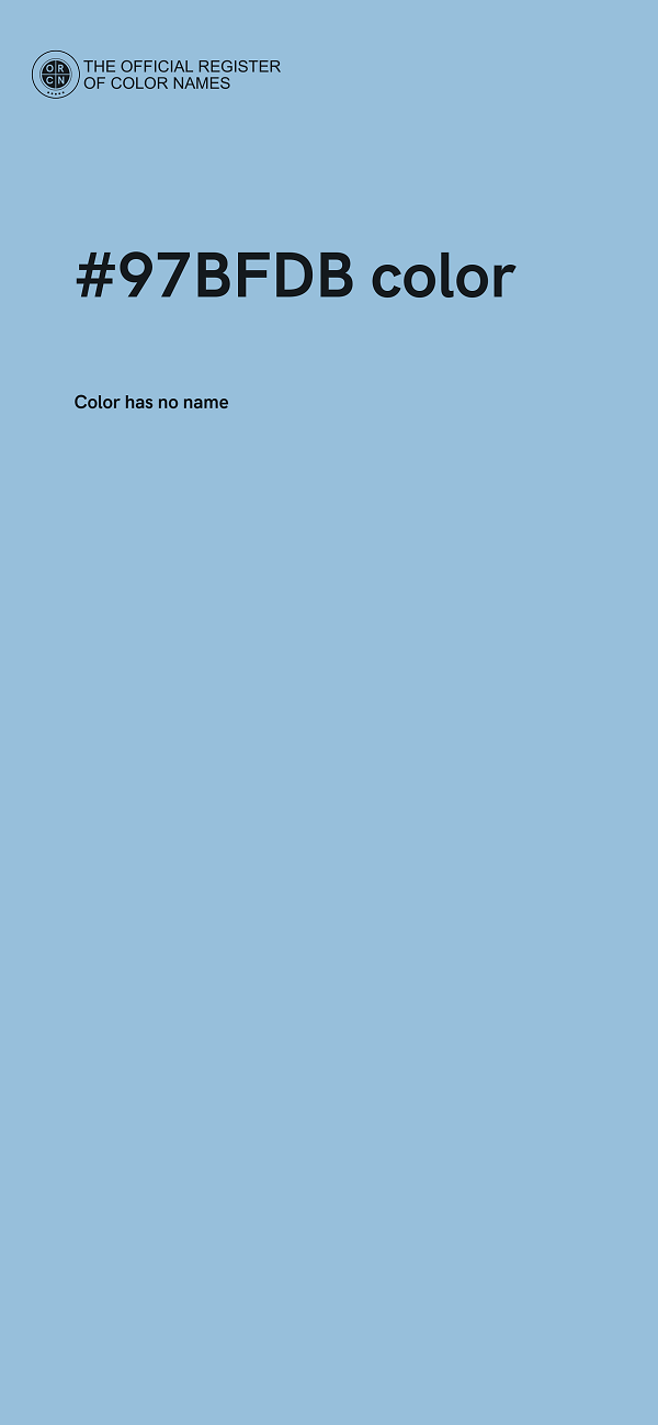 #97BFDB color image