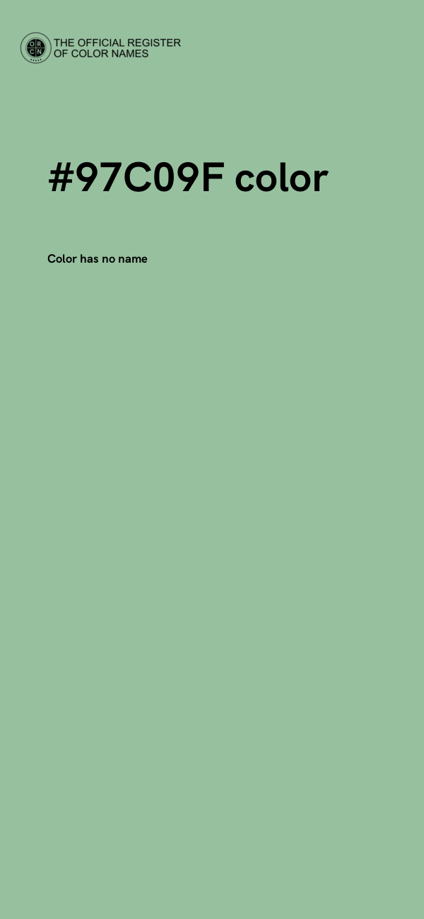 #97C09F color image