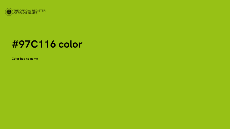 #97C116 color image