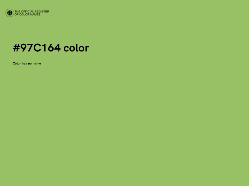 #97C164 color image